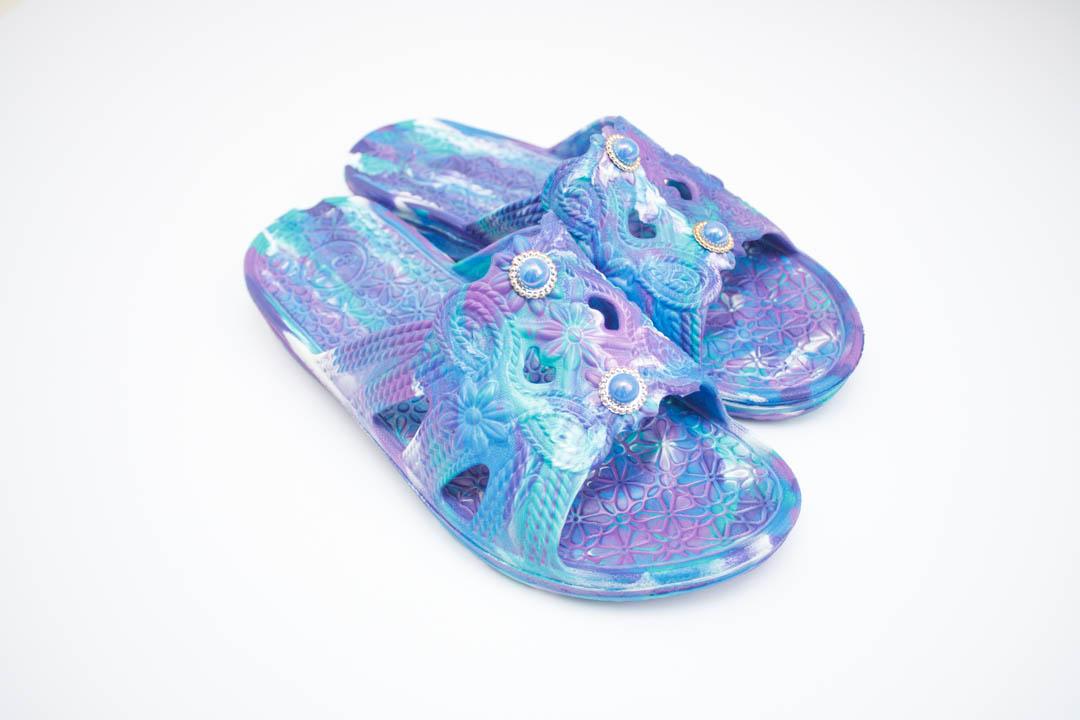 ЖЕНСКИЕ ШЛЕПКИ (КОД: ПЖ-29 ДЕКОР МИКС 2 )